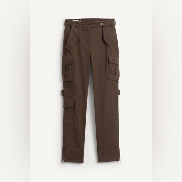 Zara SRPLS Olive Cargo Pants NWT - Picture 8 of 11